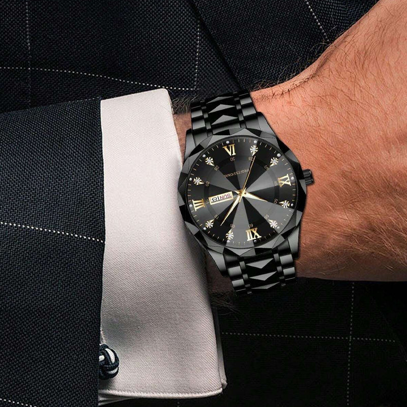 💎Men’s Luxury Waterproof Analog Quartz Watches⌚