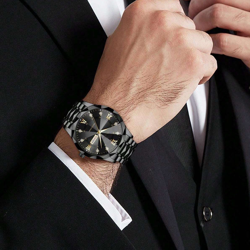 💎Men’s Luxury Waterproof Analog Quartz Watches⌚