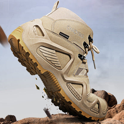 🎉Big Price Reduction🥾Military Grade Quality Waterproof and Non-Slip Men's Outdoor Mesh Hiking Shoes