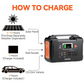 ⏳Time-limited 50% OFF⚡200W Portable Power Station with Display