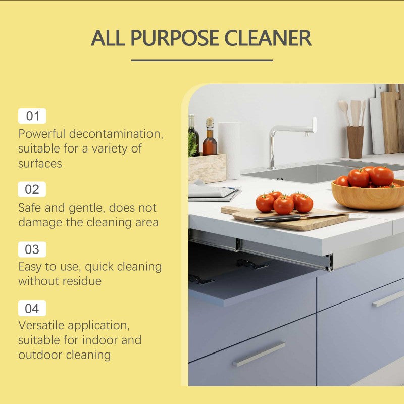 ✨All-Purpose Powerful Kitchen Cleaning Spray, Deodorizing & Refreshing