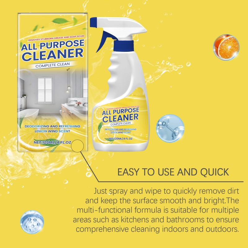 ✨All-Purpose Powerful Kitchen Cleaning Spray, Deodorizing & Refreshing