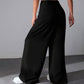 🎉Limited-Time 50% OFF--Women's Solid Color High-Waisted Wide-Leg Pants