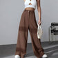 🎉Limited-Time 50% OFF--Women's Solid Color High-Waisted Wide-Leg Pants