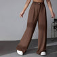 🎉Limited-Time 50% OFF--Women's Solid Color High-Waisted Wide-Leg Pants