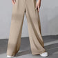 🎉Limited-Time 50% OFF--Women's Solid Color High-Waisted Wide-Leg Pants