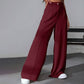 🎉Limited-Time 50% OFF--Women's Solid Color High-Waisted Wide-Leg Pants