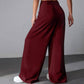 🎉Limited-Time 50% OFF--Women's Solid Color High-Waisted Wide-Leg Pants