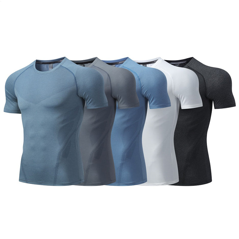 💪👕Men's Comfortable Breathable Quick Dry Crew Neck Short Sleeve Top