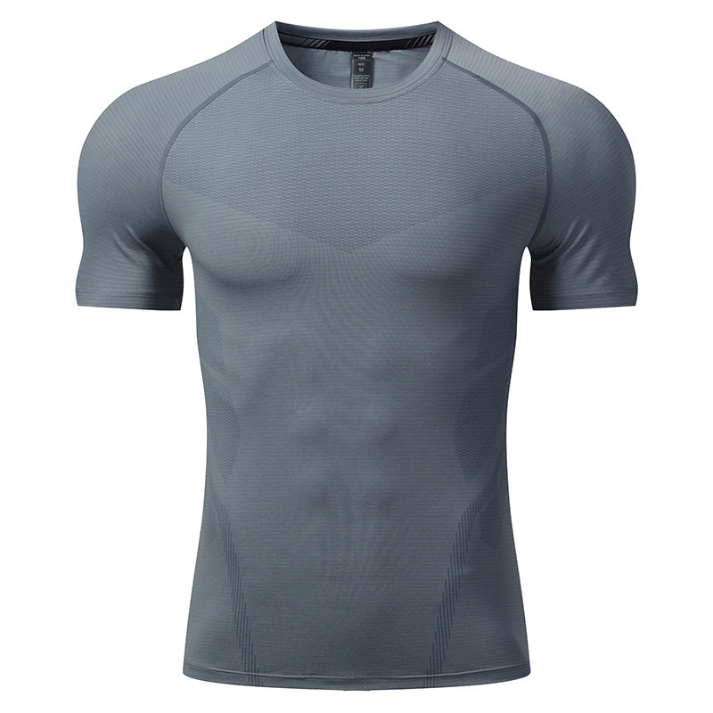 💪👕Men's Comfortable Breathable Quick Dry Crew Neck Short Sleeve Top