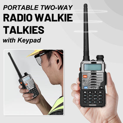 🔥Hot Sale-60% Off🔥Portable Two-Way Radio Walkie Talkies with Keypad—✈️Free Shipping 📦