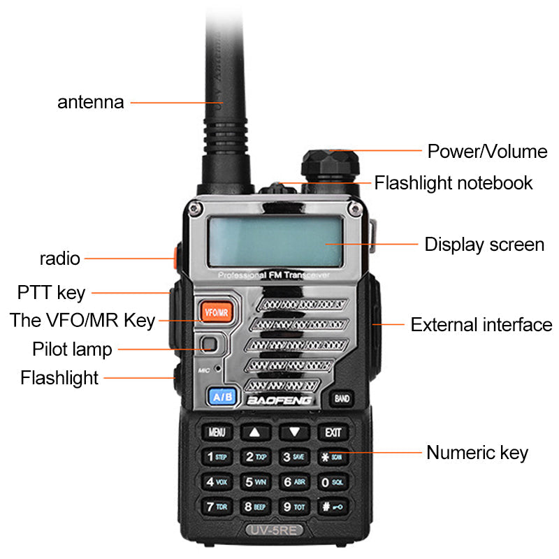 🔥Hot Sale-60% Off🔥Portable Two-Way Radio Walkie Talkies with Keypad—✈️Free Shipping 📦