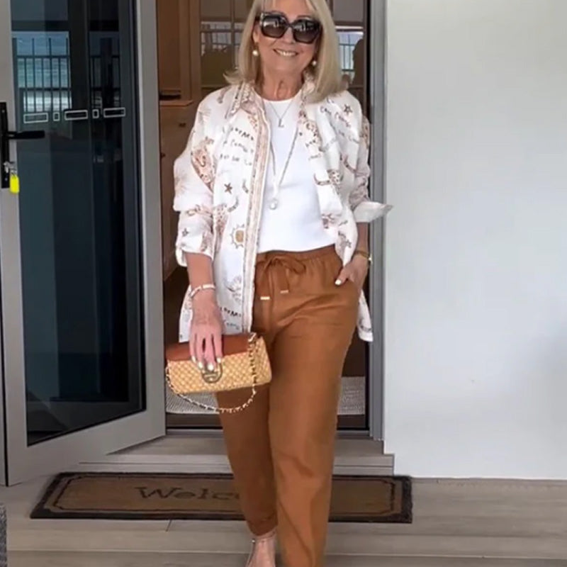 🎉Mother's Day Limited Time Half Price🎁Women’s Long Sleeve Oversized Button Down Shirt