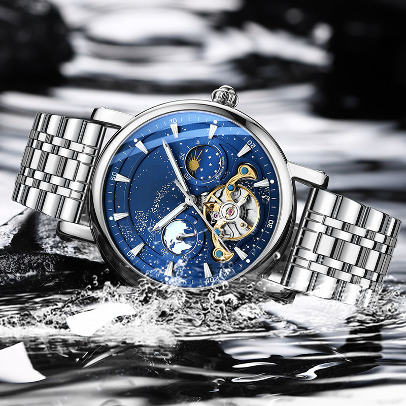 🎉Men's Luxury Automatic Luminous Starry Sky Watch⌚