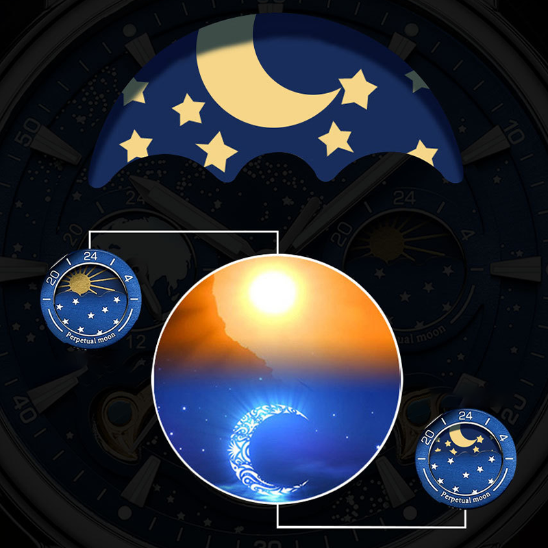 🎉Men's Luxury Automatic Luminous Starry Sky Watch⌚