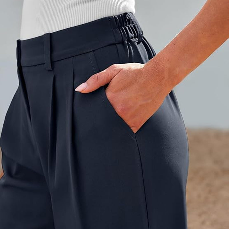 🎊Spring 50% OFF Clearance👖Women's Casual High-Waist Straight Leg Trousers