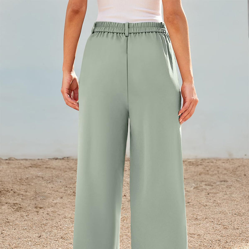 🎊Spring 50% OFF Clearance👖Women's Casual High-Waist Straight Leg Trousers