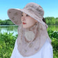 👒🌞Essential Women’s Wide Brim Sun Hat with Face Mask 🌞👒
