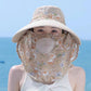 👒🌞Essential Women’s Wide Brim Sun Hat with Face Mask 🌞👒