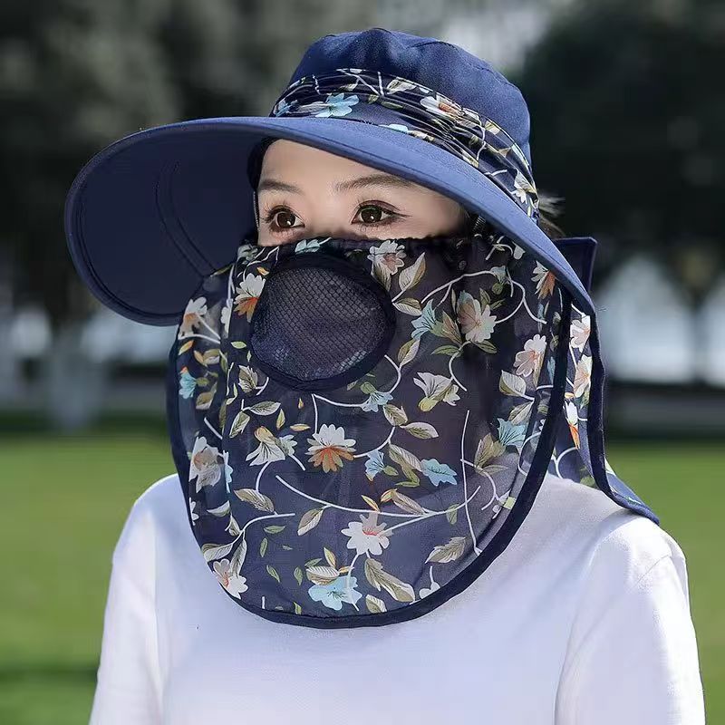 👒🌞Essential Women’s Wide Brim Sun Hat with Face Mask 🌞👒