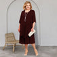 🎊Mother's Day Limited Time 50% OFF👗Plus Size Layered Midi Dress