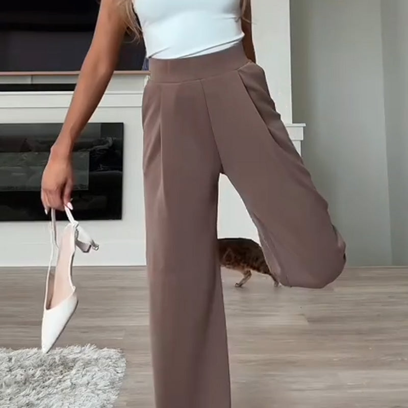 ✨50% OFF✨Women's Casual Straight-Leg Pants with Pockets
