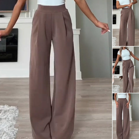 ✨50% OFF✨Women's Casual Straight-Leg Pants with Pockets