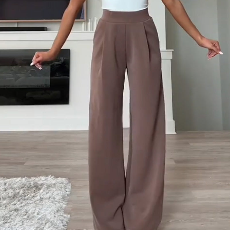 ✨50% OFF✨Women's Casual Straight-Leg Pants with Pockets