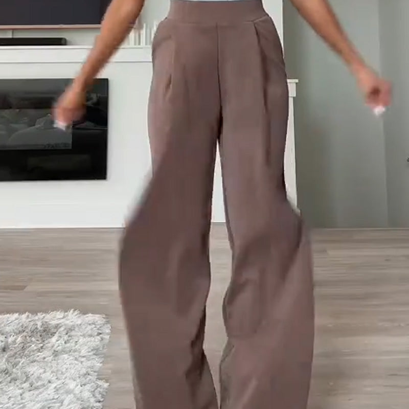✨50% OFF✨Women's Casual Straight-Leg Pants with Pockets