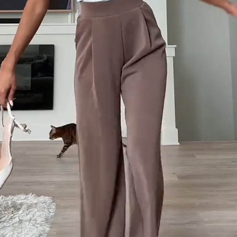 ✨50% OFF✨Women's Casual Straight-Leg Pants with Pockets