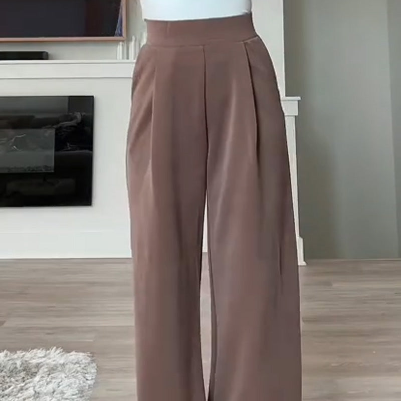 ✨50% OFF✨Women's Casual Straight-Leg Pants with Pockets