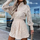 🎊Summer Hot Sale 44%OFF🌸Women's Elegant Lace 2-Piece Set Shirt & Shorts