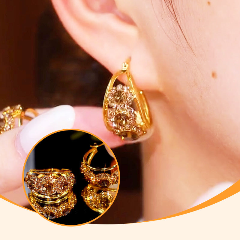 🎊Great Value at Half Price📿Vintage Round Metallic Statement Earrings