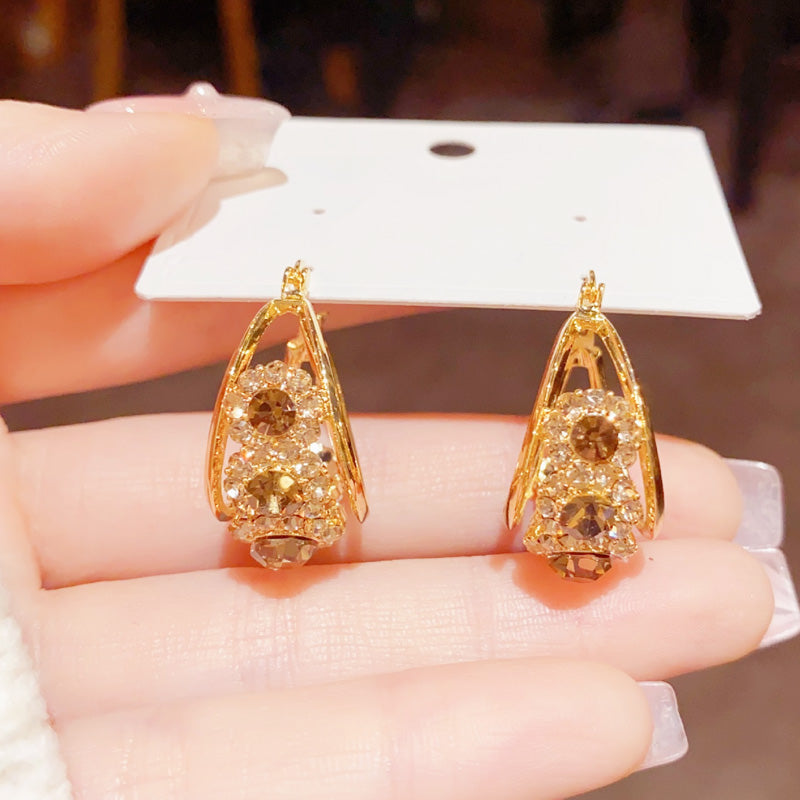 🎊Great Value at Half Price📿Vintage Round Metallic Statement Earrings