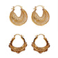🎊Great Value at Half Price📿Vintage Round Metallic Statement Earrings