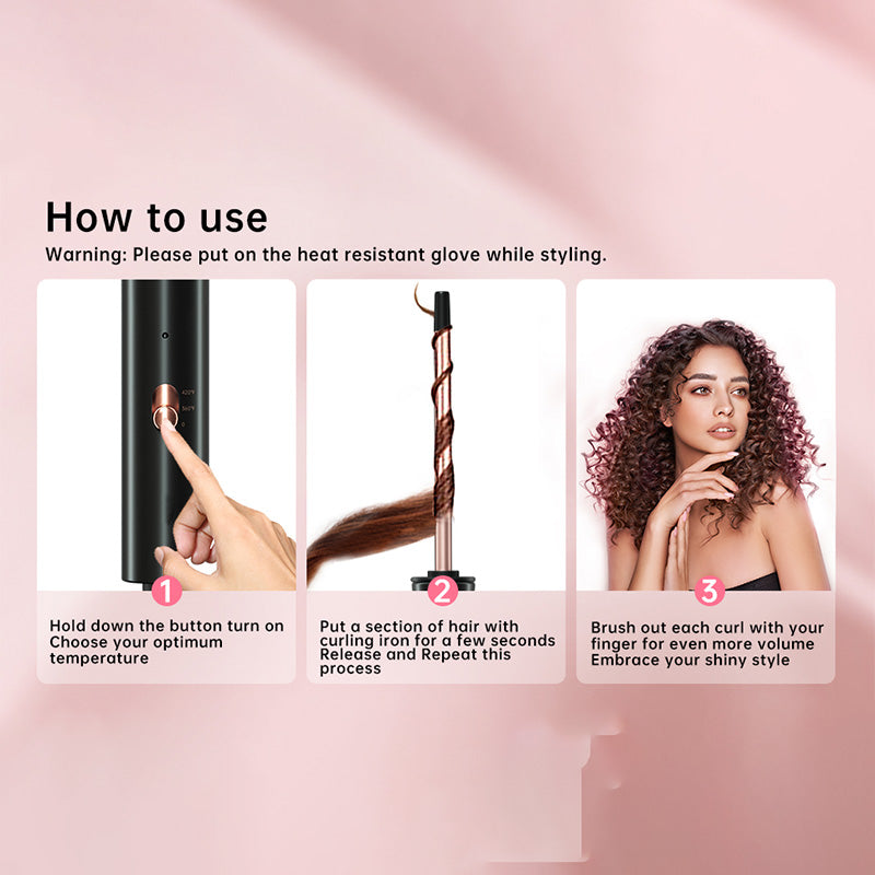 🔥2025 Hot Sale✨3/8-Inch Wool Curl Ultra Fine Curler