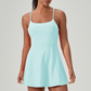 🏃‍♀️Spaghetti Sports Mini Dress - Sleek & Active✨