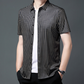 Men's Business Casual Short Sleeve Plaid Shirt