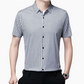 Men's Business Casual Short Sleeve Plaid Shirt