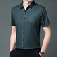 Men's Business Casual Short Sleeve Plaid Shirt