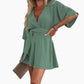 🎉🛍️2025 Summer New Arrivals👗Women's Elegant Short Sleeves Shorts Romper