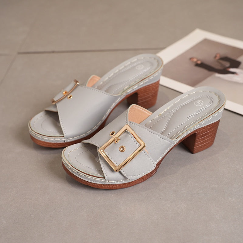 🎊Summer New Arrivals Hot Sale 50% OFF👡Women's Elegant Comfortable Breathable Slip Resistant Wedge Sandals