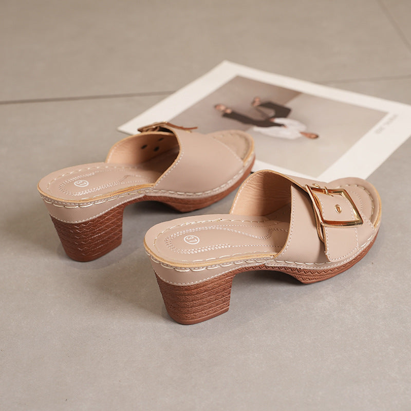🎊Summer New Arrivals Hot Sale 50% OFF👡Women's Elegant Comfortable Breathable Slip Resistant Wedge Sandals