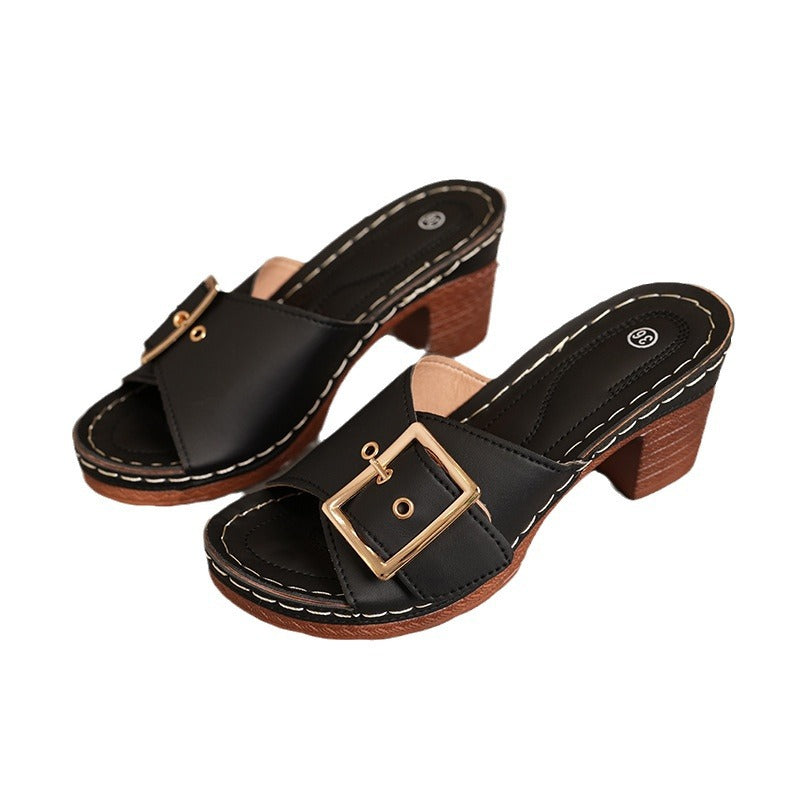 🎊Summer New Arrivals Hot Sale 50% OFF👡Women's Elegant Comfortable Breathable Slip Resistant Wedge Sandals