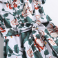 🌞New Summer Mood💛Women's Printed Lapel V-Neck Long Dress with Belt