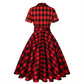 🌞New Summer Mood💛Women's Printed Lapel V-Neck Long Dress with Belt