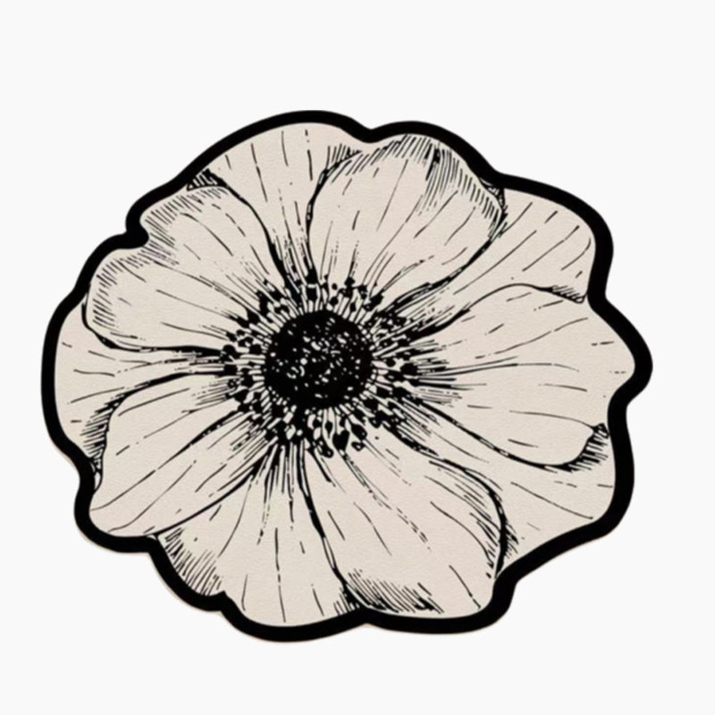 💦Flower-shaped Kitchen Counter Dish Drying Mat 🌸Absorbent & Non-slip