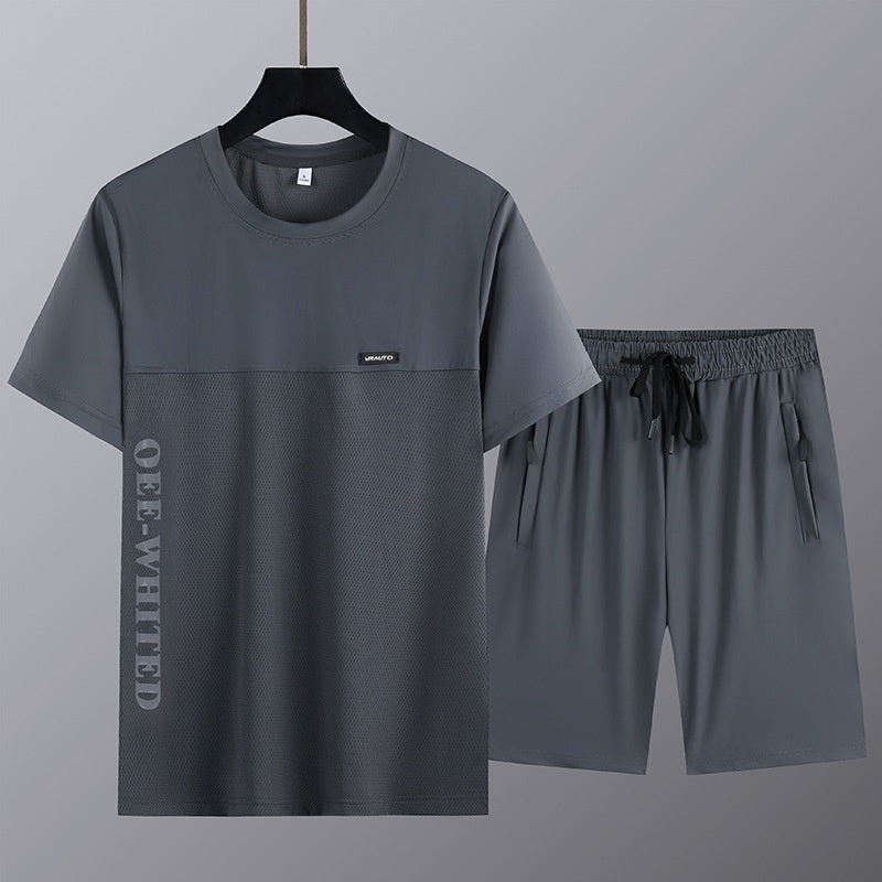 🎉🛍️Summer New Arrivals Limited Time 50% OFF👕Men's Short Sleeve Top & Shorts 2-Piece Set🩳
