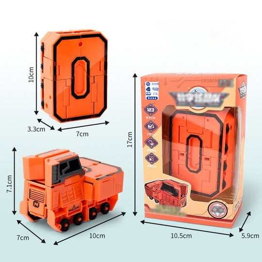🤖🔥2025 Hot Sale🔥Fun & Educational Toy Deformation Number Transform Robot - Cool & Smart!🤖