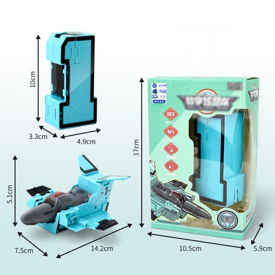 🤖🔥2025 Hot Sale🔥Fun & Educational Toy Deformation Number Transform Robot - Cool & Smart!🤖